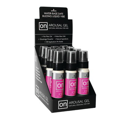 On for Her Arousal Gel Ice 12 Piece Display - One Stop Adult Shop