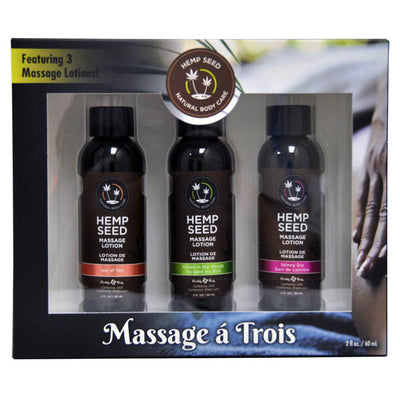 Hemp Seed Massage A Trois - One Stop Adult Shop