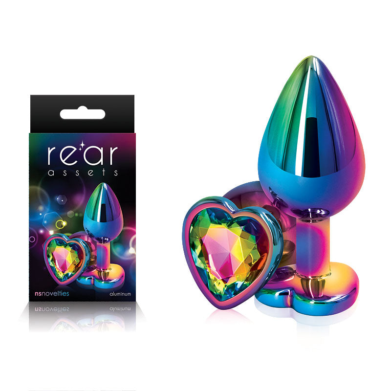 Rear Assets Multi Coloured Heart - One Stop Adult Shop