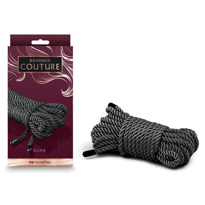 Bondage Couture Rope - Black - One Stop Adult Shop