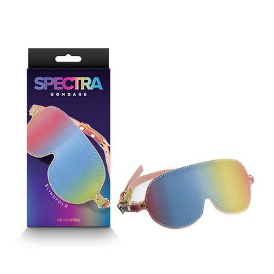 Spectra Bondage Blindfold - Rainbow - One Stop Adult Shop