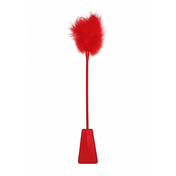 Ouch! Crop With Feather - One Stop Adult Shop