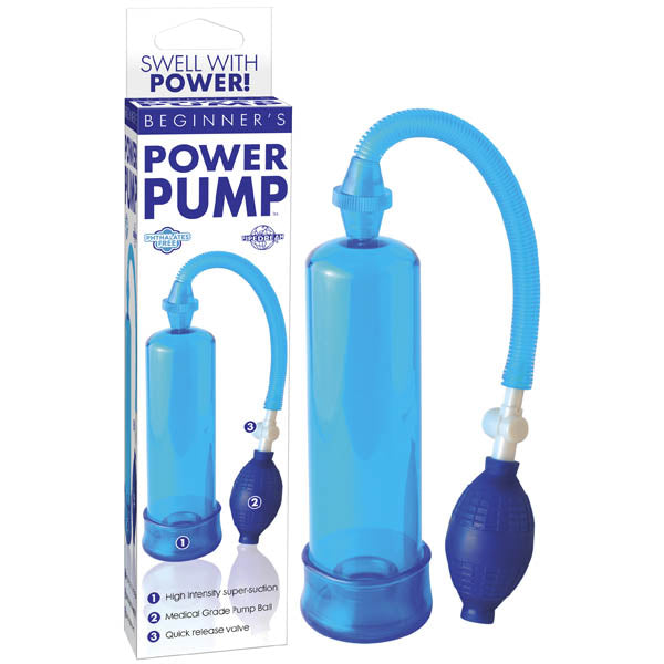 Pipedream - Beginner's Power Pump (Blue) - One Stop Adult Shop