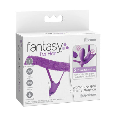 Fantasy For Her Ultimate G-Spot Butterfly Strap-On - One Stop Adult Shop