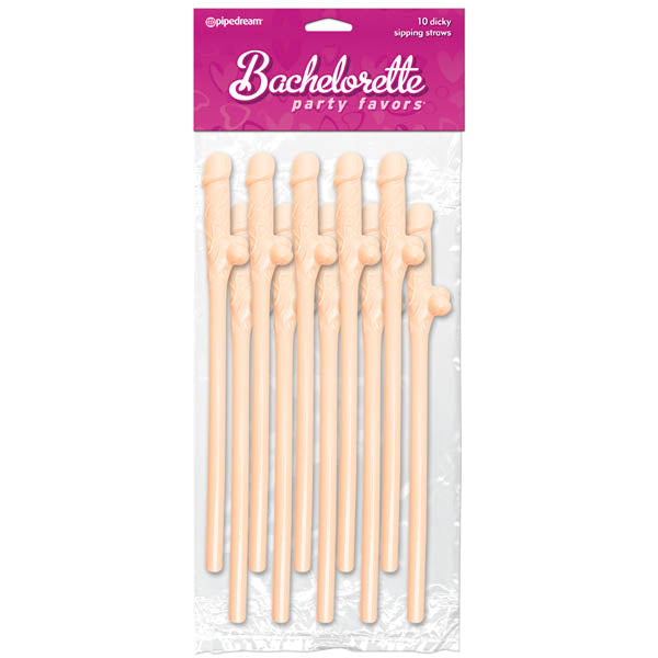 Bachelorette Party Favors - Dicky Sipping Straws - One Stop Adult Shop