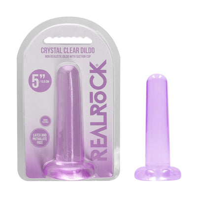 REALROCK Non Realistic Dildo With Suction Cup - 13.5 cm - One Stop Adult Shop