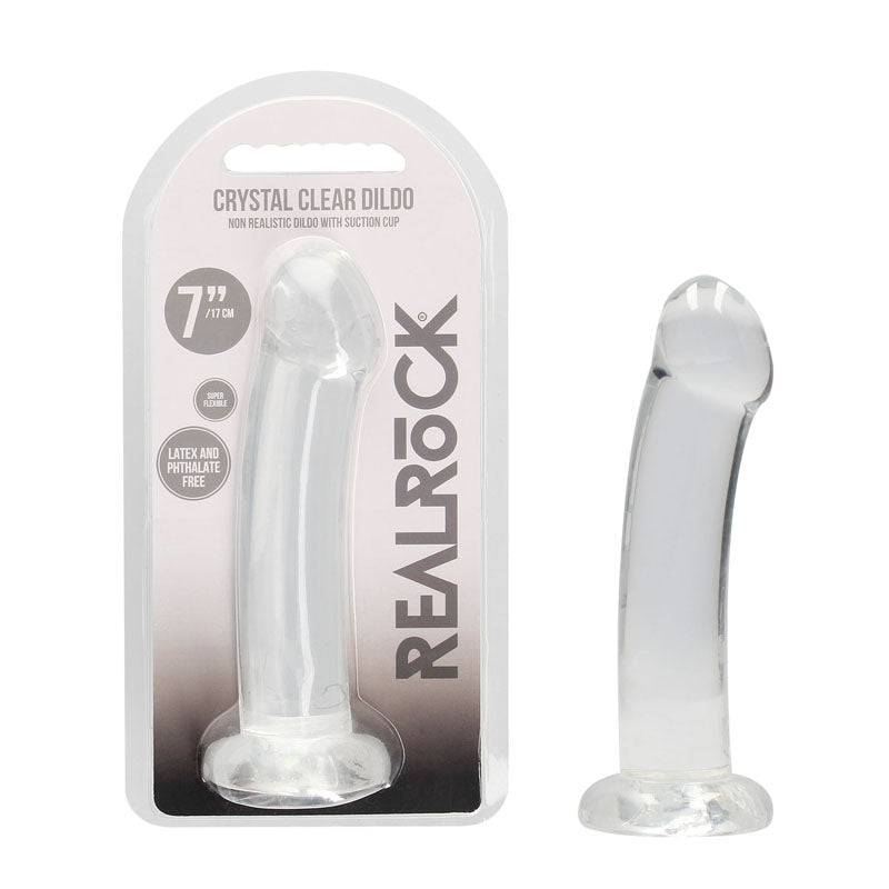 REALROCK Non Realistic Dildo With Suction Cup - 17 cm - One Stop Adult Shop