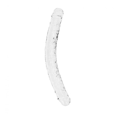 REALROCK 34 cm Double Dong - Clear - One Stop Adult Shop
