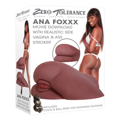 Zero Tolerance Ana Foxxx Realistic Side Vagina & Ass Stroker - One Stop Adult Shop