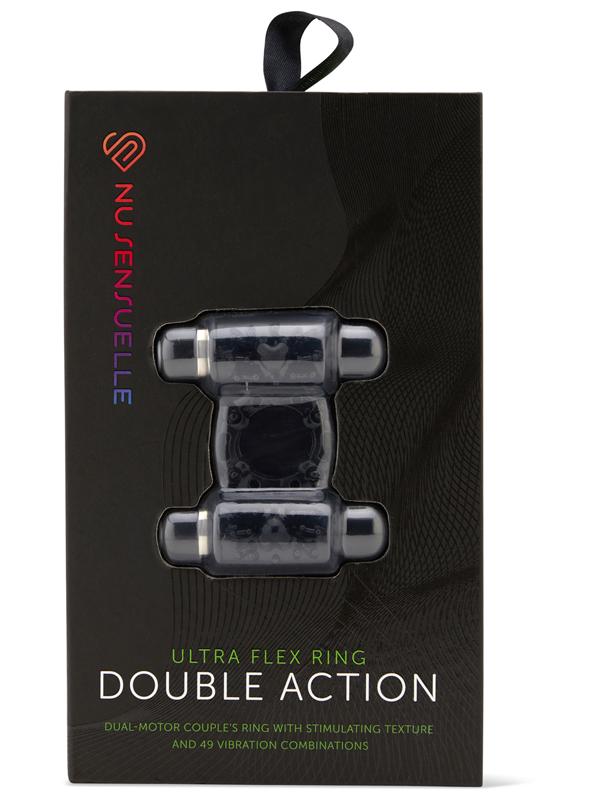 NU Sensuelle Double Action 7 Function Black