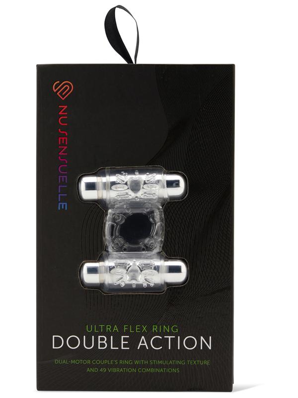 NU Sensuelle Double Action 7 Function Clear