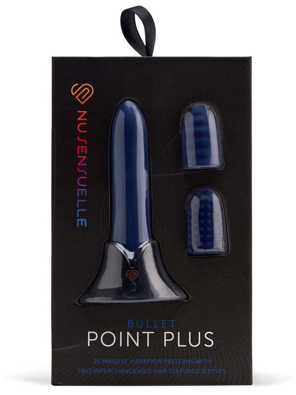 NU Sensuelle Point Plus 20 Function Bullet Navy Blue