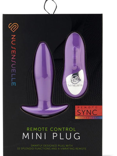 NU Sensuelle Remote Control Mini Plug Purple