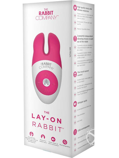 The Lay-On Rabbit Hot Pink