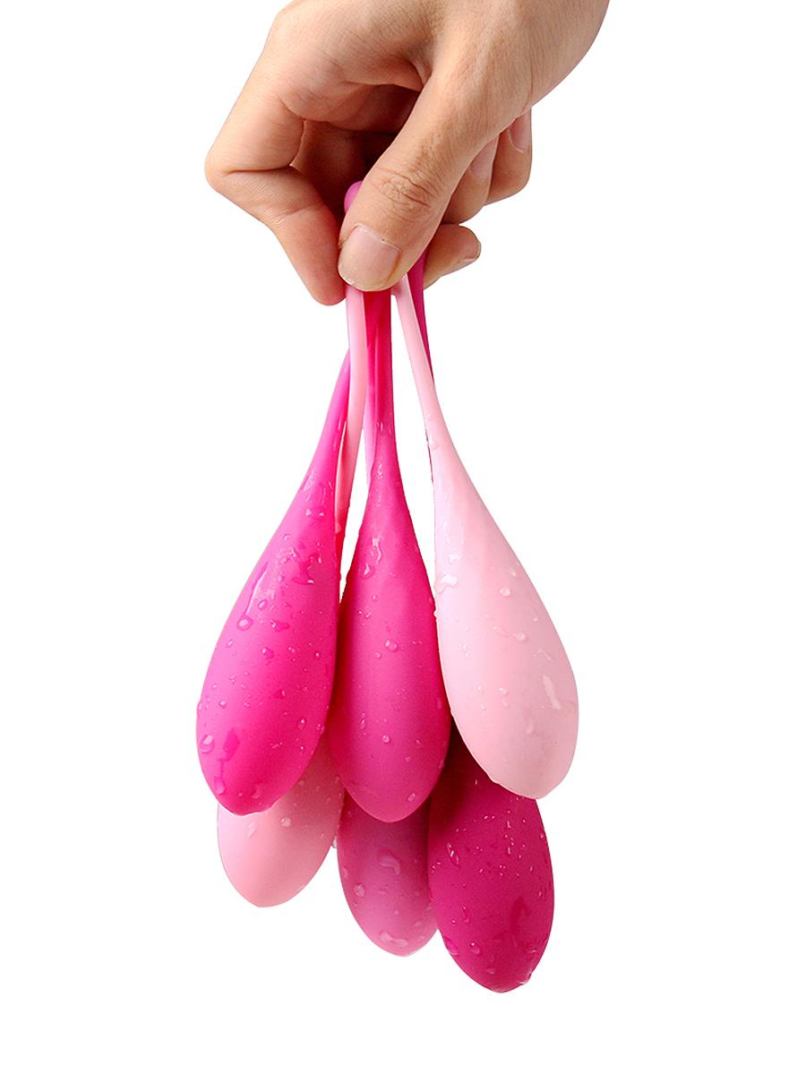 Diamonds Kegel Balls Weighted Training Set Pink