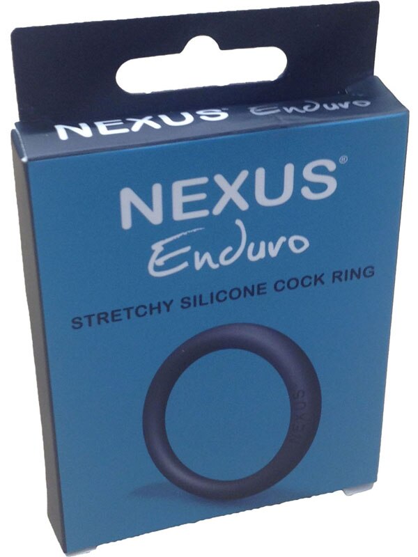 ENDURO Silicone Cock Ring Black