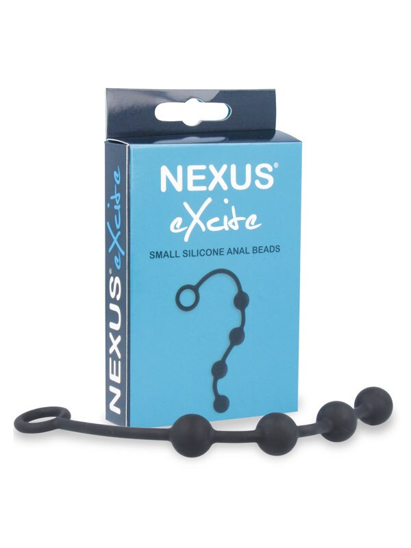 EXCITE Silicone Anal Beads Black