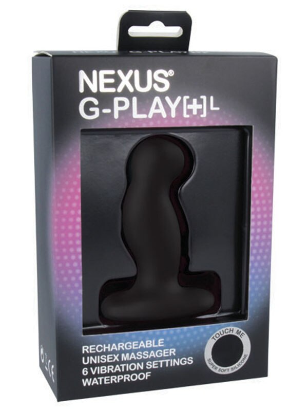 G-Play Plus Large Unisex Vibrator Black