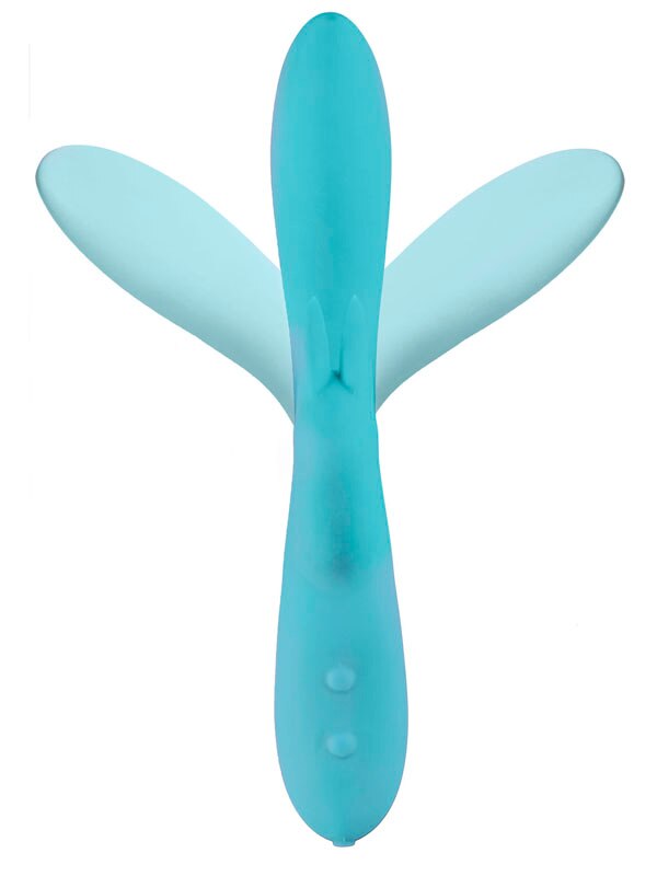 NU Sensuelle Brandii 10 Function Dual Motor Turquoise Blue