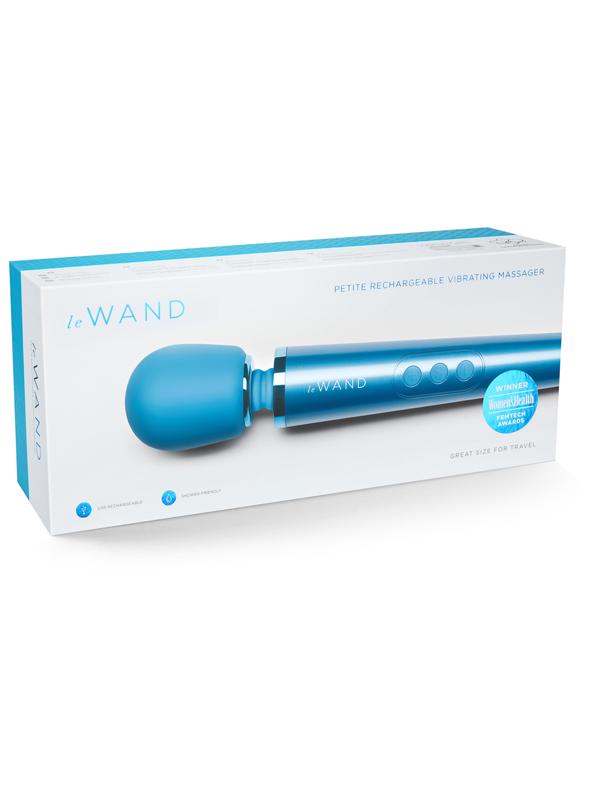 Le Wand Petite Rechargeable Massager Blue