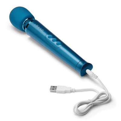 Le Wand Petite Rechargeable Massager Blue