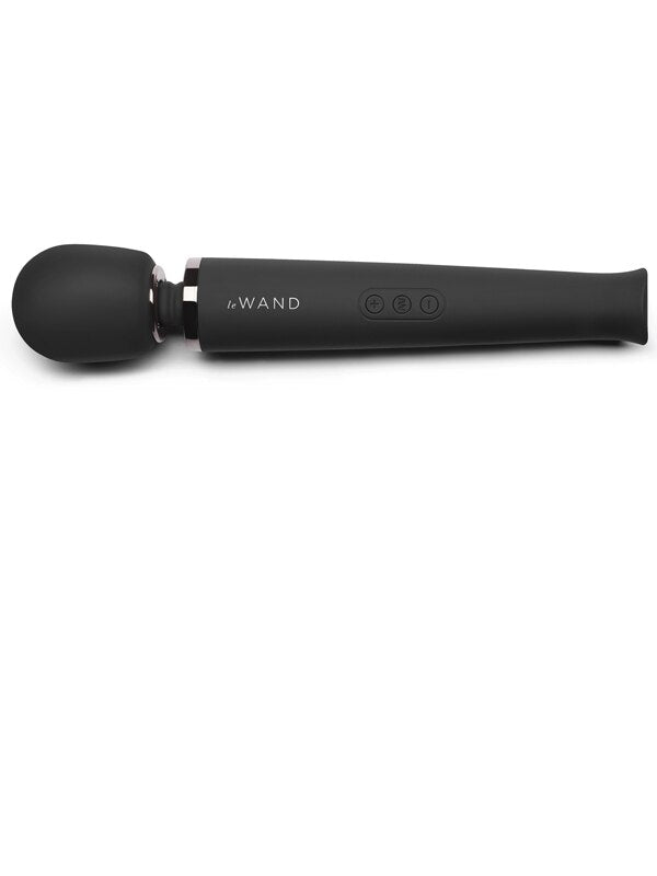 Le Wand Black Rechargeable Massager Black