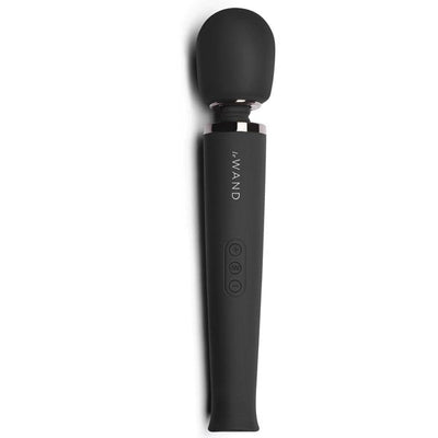 Le Wand Black Rechargeable Massager Black