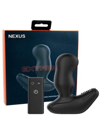 Revo Extreme Rotating Prostate Massager Black