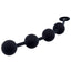 Excite Large Silicone Anal Beads Black