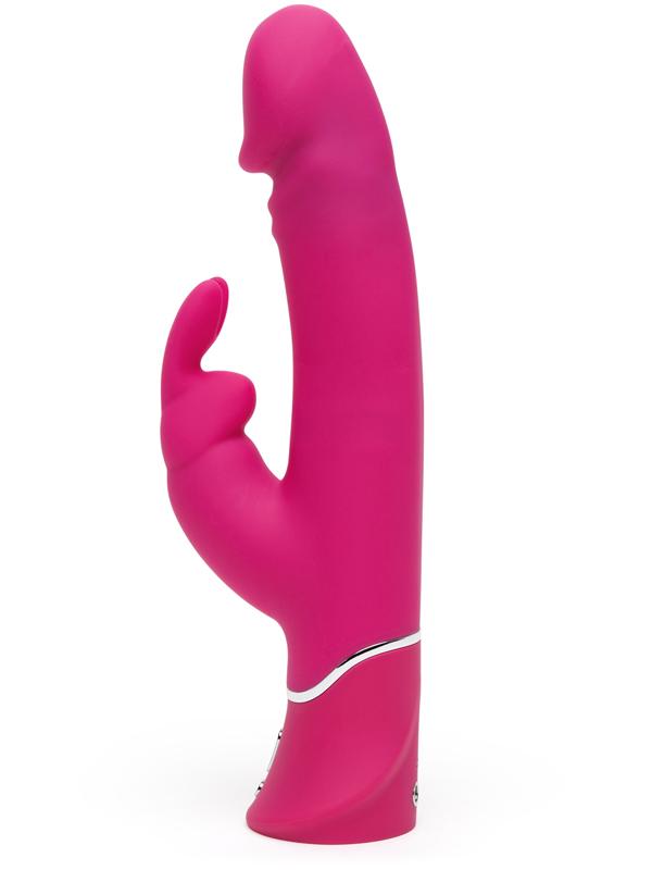 Happy Rabbit Realistic Dual Density Rabbit Vibrator Pink - OSAS