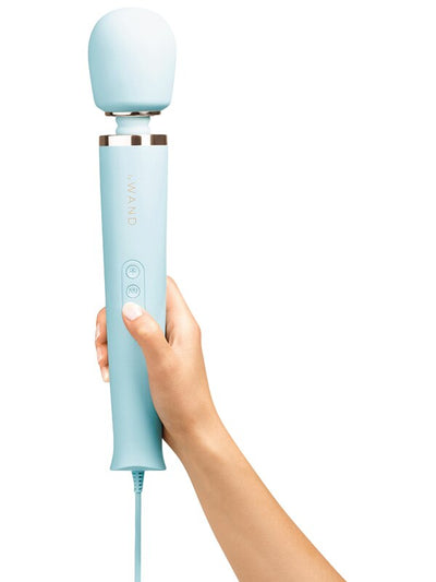 Le Wand Powerful Plug-In Vibrating Massager Sky Blue