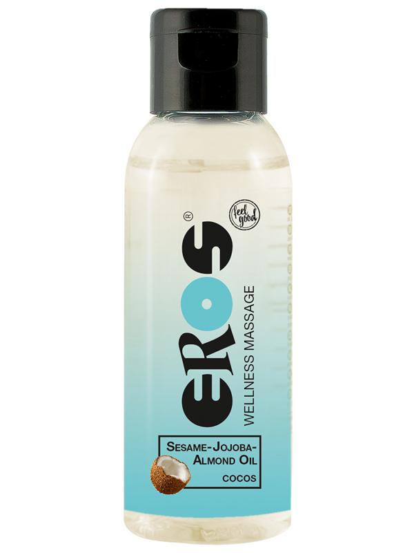 Eros Wellness Massage Oil Three Pack Vanilla Caramel and Cocos