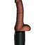 King Cock Plus 7.5 in. Thrusting Cock with Balls Brown - OSAS