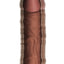 King Cock Plus 7.5 in. Thrusting Cock with Balls Brown - OSAS