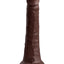 King Cock Elite 7in Silicone Dual Density Cock Brown