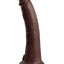 King Cock Elite 7in Silicone Dual Density Cock Brown