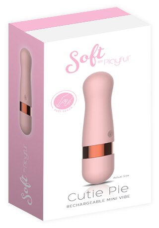 Soft by Playful Cutie Pie Rechargeable Mini Vibe Pink