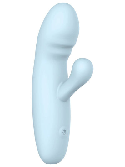 Soft by Playful Amore Rechargeable Rabbit Vibrator Blue