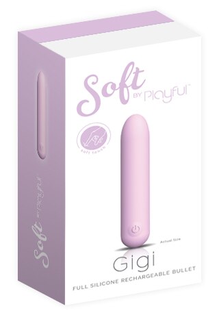 Soft by Playful Gigi Full Silicone Rechargeable Bullet Purple