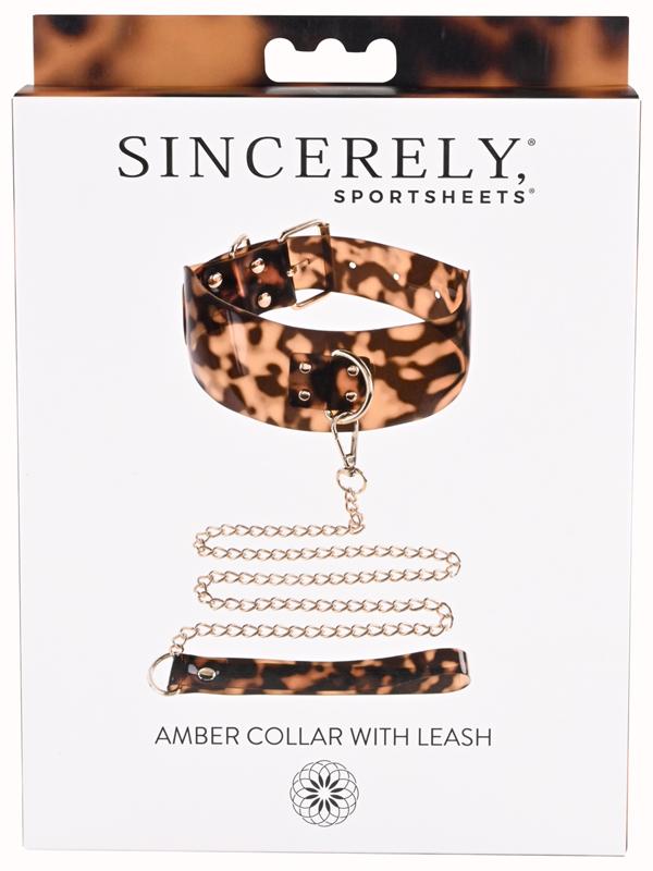 Amber Collar & Leash