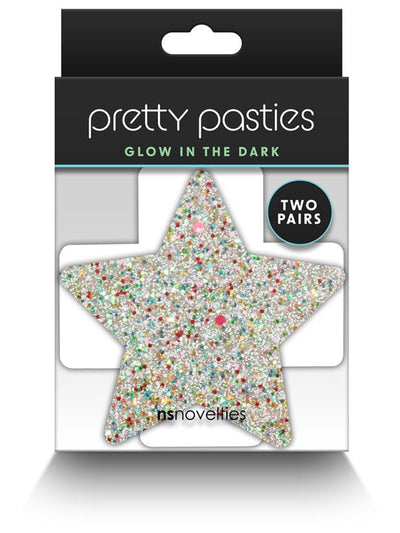 Pretty Pasties Star and Cross Glow 2 Pair