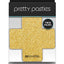 Pretty Pasties Glitter Cross Black/Gold 2 Pair