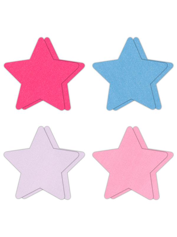 Pretty Pasties Star II Assorted 4 Pair