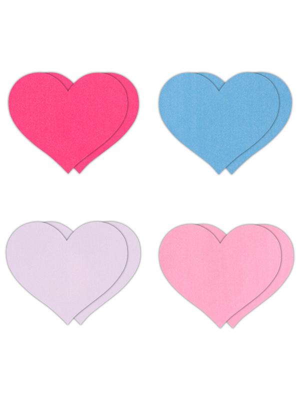 Pretty Pasties Heart II Assorted 4 Pair