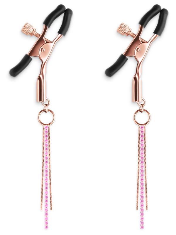 Bound Nipple Clamps D3 Rose Gold