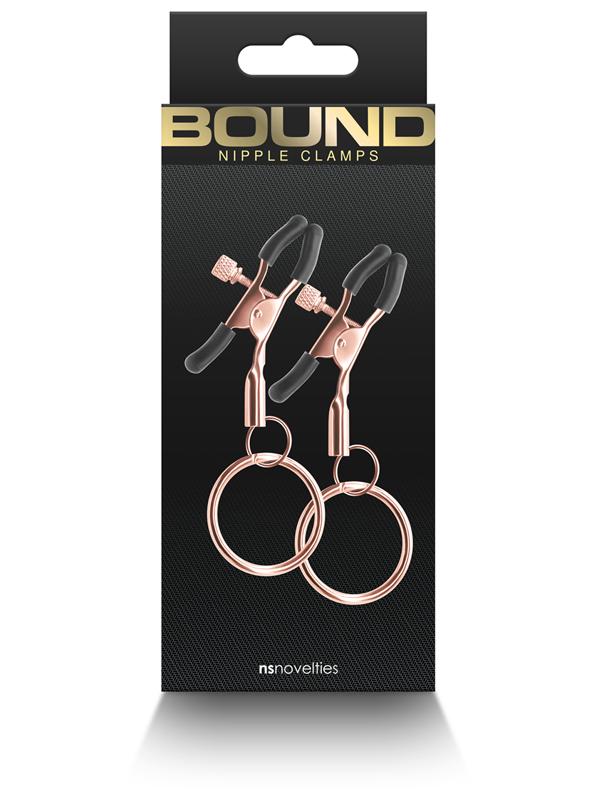 Bound Nipple Clamps C2 Rose Gold