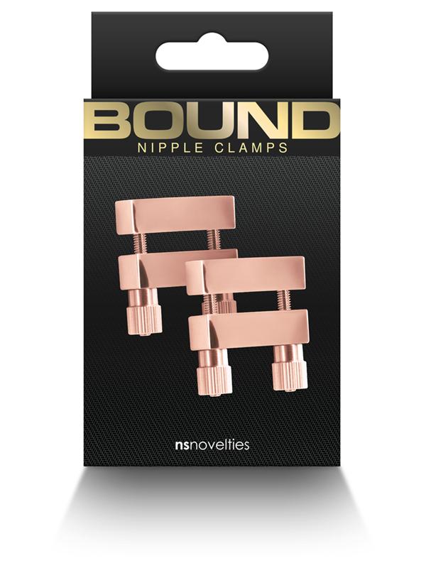 Bound Nipple Clamps V1 Rose Gold