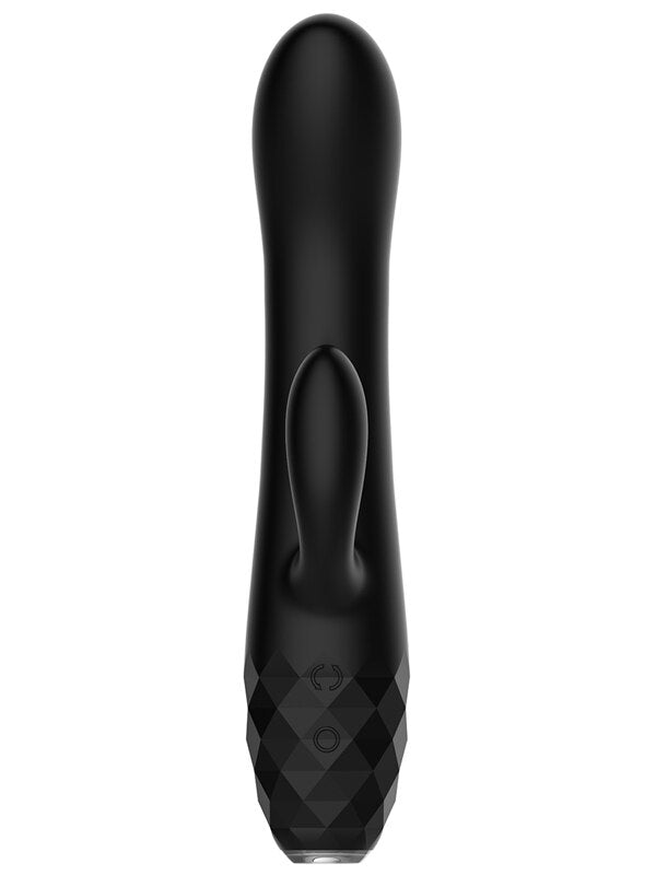 Playful Diamonds The Baroness Rechargeable Rabbit Vibe Black