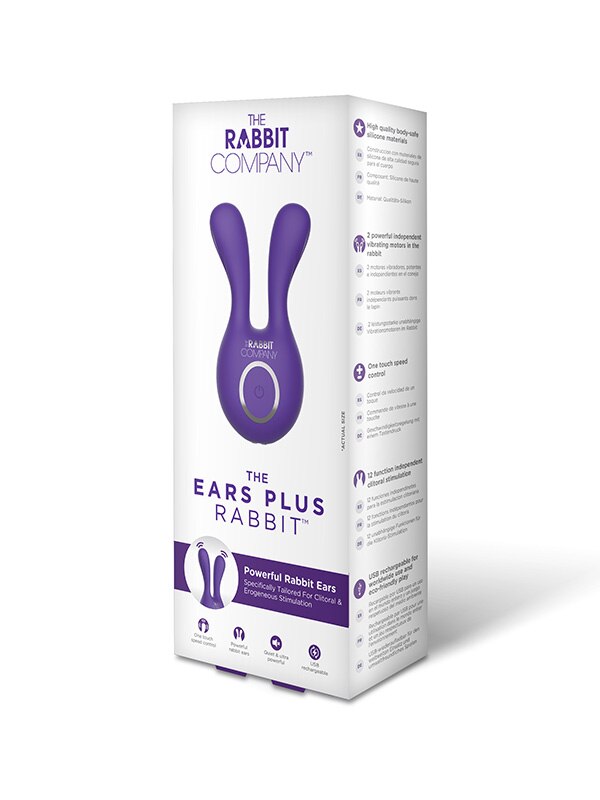 The Ears Plus Rabbit Purple