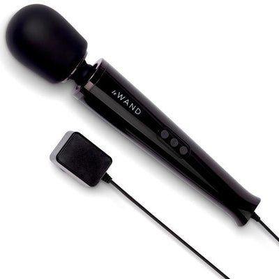 Le Wand Plug-in Vibrating Massager Black